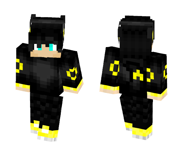 Umbreon | Male | Twin with Merab - Male Minecraft Skins - image 1