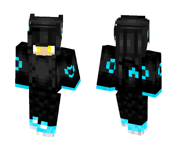 Umbreon | Female | Twin with Merab - Female Minecraft Skins - image 1