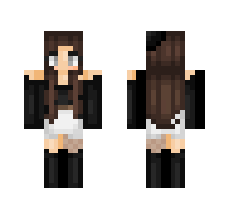 ☄ this is pretty black oops ☄ - Female Minecraft Skins - image 2