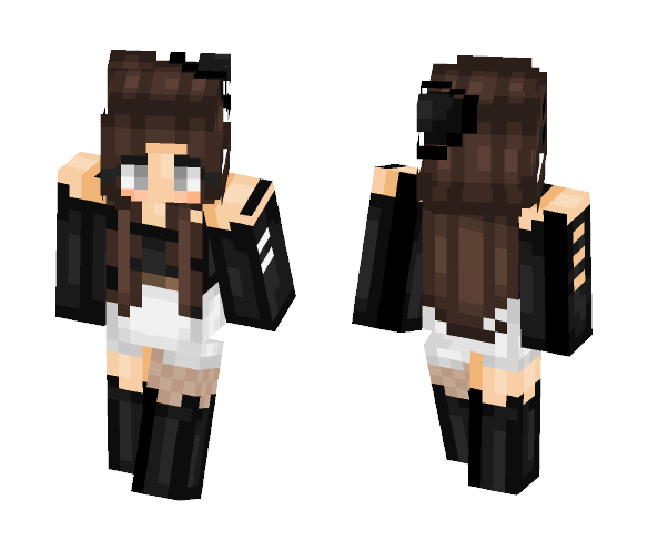☄ this is pretty black oops ☄ - Female Minecraft Skins - image 1