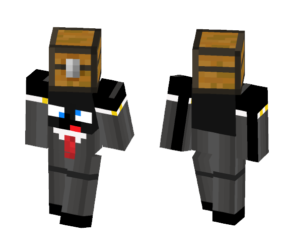 Guy Holding Chest - Male Minecraft Skins - image 1