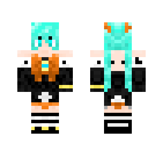 Halloween Miku - Halloween Minecraft Skins - image 2