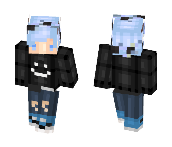 Blue haired boy :) - Boy Minecraft Skins - image 1