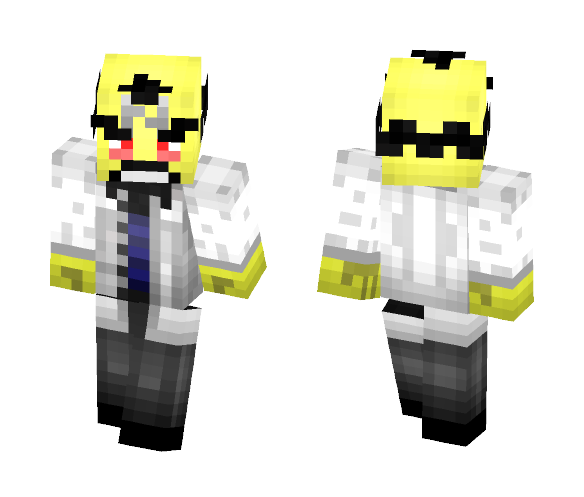 Dr. Neo Periwinkle Cortex - Male Minecraft Skins - image 1