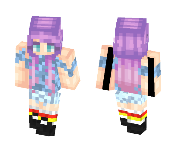 Galaxy Human - Female Minecraft Skins - image 1