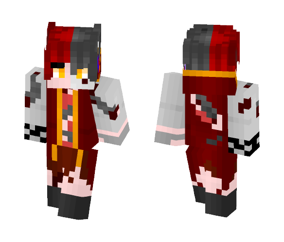 [FNAF] Withered Foxy Human - Male Minecraft Skins - image 1