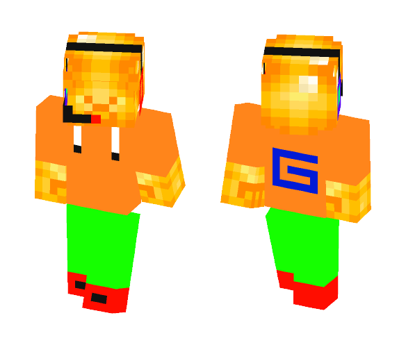 Golden Steve Winder_Gamer - Male Minecraft Skins - image 1