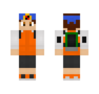 Lan Hikari - MMBN Series - Male Minecraft Skins - image 2