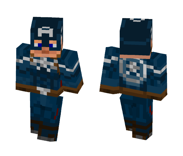 Captain America Stealth Suit - Comics Minecraft Skins - image 1
