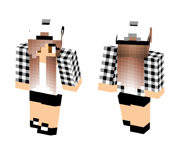 girl plaid shirt - Girl Minecraft Skins - image 1