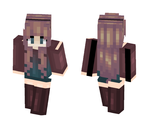 Tried some new shading :D - Female Minecraft Skins - image 1