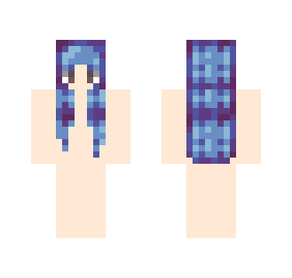 Hair Base~ Blue Mist - Female Minecraft Skins - image 2