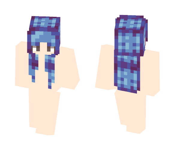 Hair Base~ Blue Mist - Female Minecraft Skins - image 1
