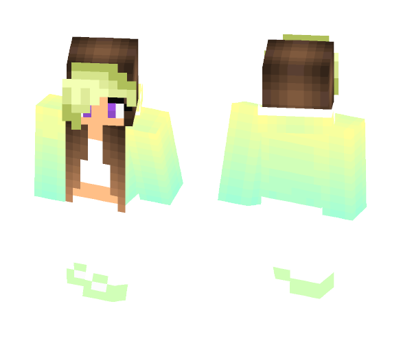 girl who loves to much leman - Girl Minecraft Skins - image 1