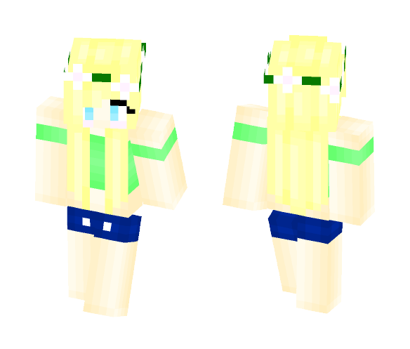 °☆° Blonde Spring Girl°☆° - Female Minecraft Skins - image 1