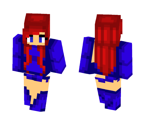 Duh Skin with all shading. _MK_ - Female Minecraft Skins - image 1