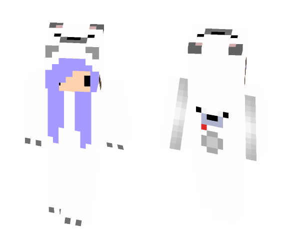Chib Polar bear Girl - Girl Minecraft Skins - image 1