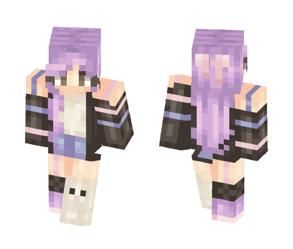 Bunny Boots - Female Minecraft Skins - image 1