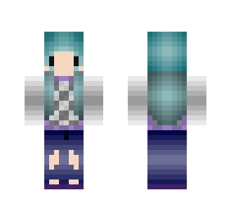 Chibi Sweater Vest - Female Minecraft Skins - image 2