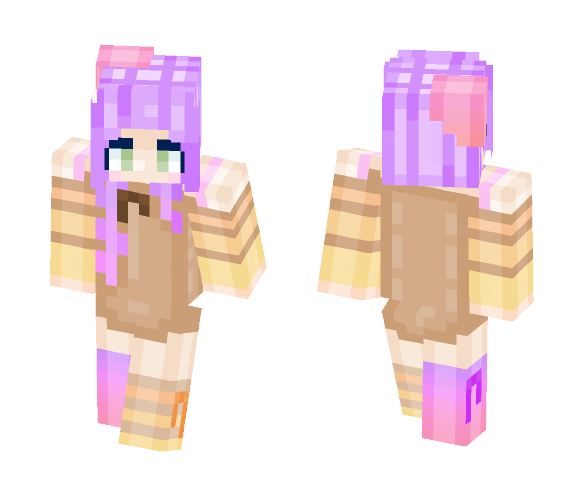 нoney cнocolaтe ~ ɑɗɗɪ - Female Minecraft Skins - image 1