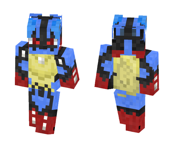 Mega Lucario - Male Minecraft Skins - image 1