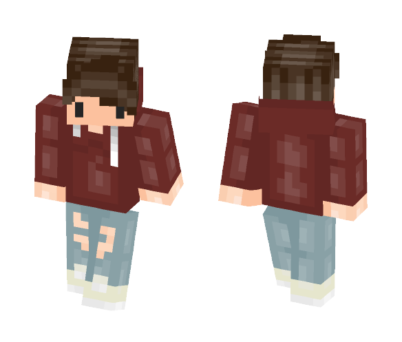 ♥♥Red Chibi Boy♥♥ - Male Minecraft Skins - image 1