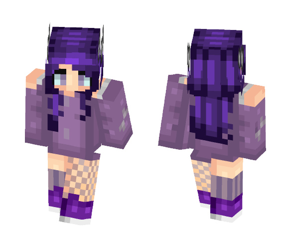 Murky Violet (Skin Trade w/ Robina) - Female Minecraft Skins - image 1