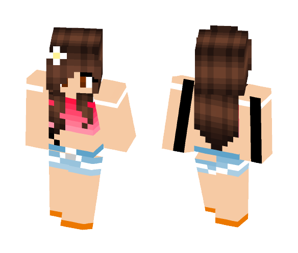 summer girl - Girl Minecraft Skins - image 1