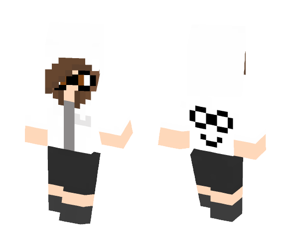 nerd girl - Girl Minecraft Skins - image 1