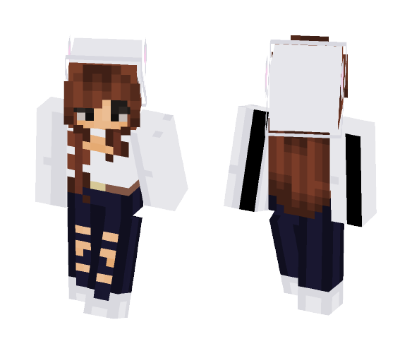 Luna: A Beary Day - Female Minecraft Skins - image 1