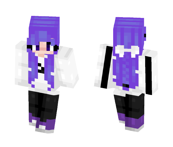 ♛ // too much purple? - Female Minecraft Skins - image 1