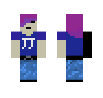 Purple hair dude - Male Minecraft Skins - image 2