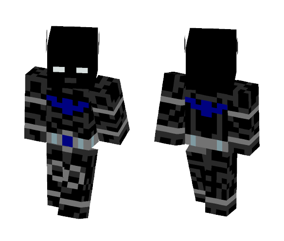 Batman Black and Blue - Batman Minecraft Skins - image 1