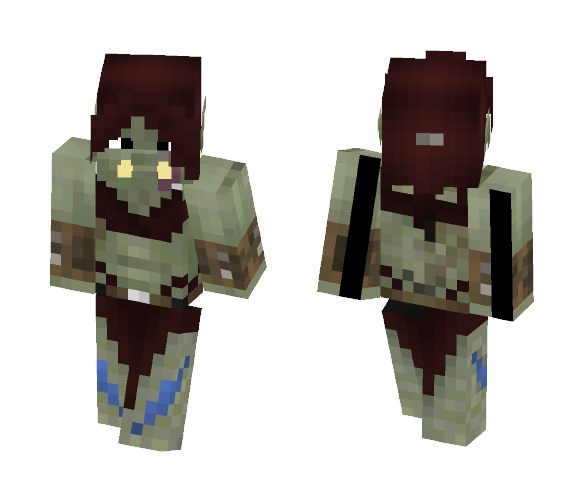 LOTC tribal female Orc - Female Minecraft Skins - image 1