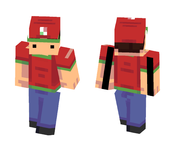 Pizza delivery [Better in 3D] - Male Minecraft Skins - image 1