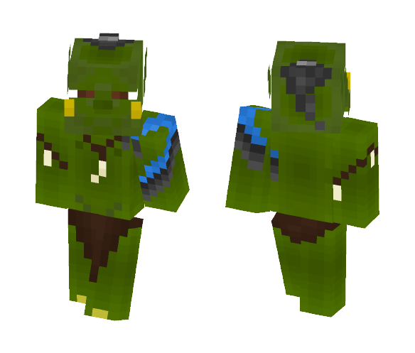 LOTC Grizzled Orc - Male Minecraft Skins - image 1
