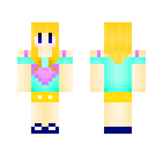 》Blonde Girl 《 - Girl Minecraft Skins - image 2