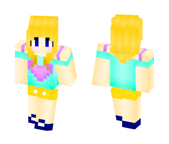 》Blonde Girl 《 - Girl Minecraft Skins - image 1