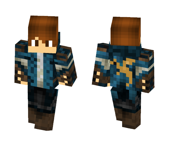 Blue Dragon Rider - Male Minecraft Skins - image 1