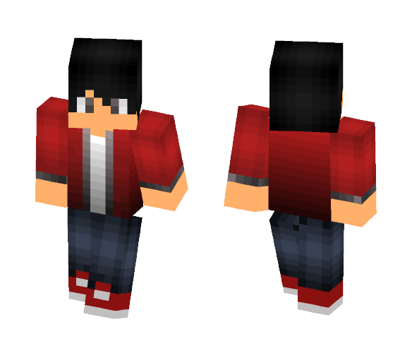 Red Jacket [Male] - Male Minecraft Skins - image 1
