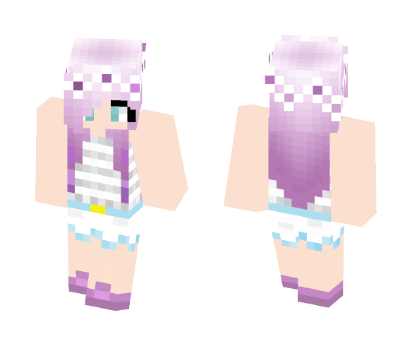 Purple Love ~Rosely - Female Minecraft Skins - image 1