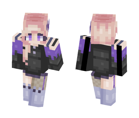 Blueberry Oreo // Request - Female Minecraft Skins - image 1
