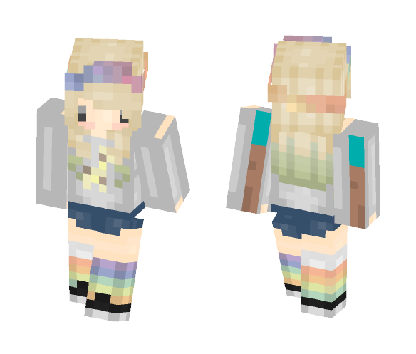 Giraffe Shirt ^-^ (Request) - Neleh - Female Minecraft Skins - image 1