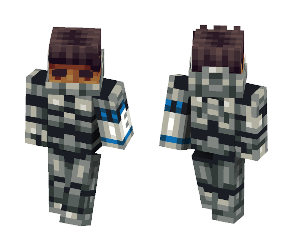 Space Hero (Now with proper helmet) - Male Minecraft Skins - image 1