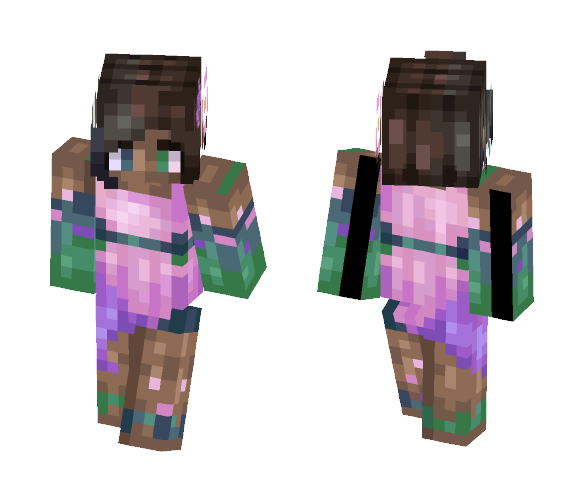 Moon Flower Thing - Female Minecraft Skins - image 1