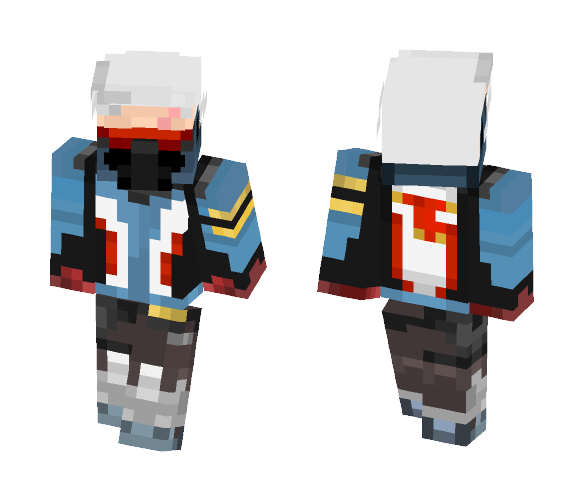 OVERWATCH - Soldier: 76 - Male Minecraft Skins - image 1