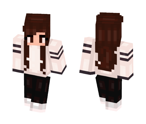 chilling w/ coffee - Female Minecraft Skins - image 1