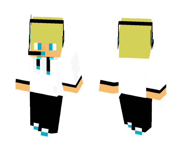 Blonde Male Gamer - Male Minecraft Skins - image 1