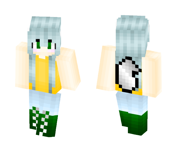 》 White Fox Girl《 - Female Minecraft Skins - image 1