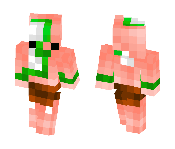 Cute edited zombie pig man - Interchangeable Minecraft Skins - image 1
